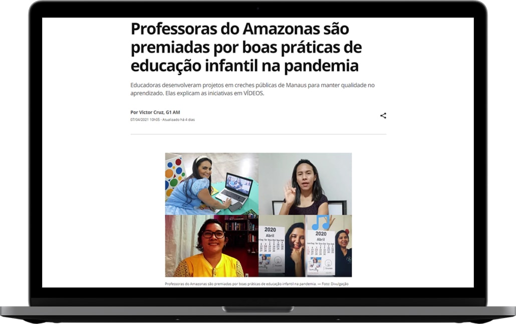 Professoras do Amazonas são premiadas por boas práticas de educação infantil na pandemia