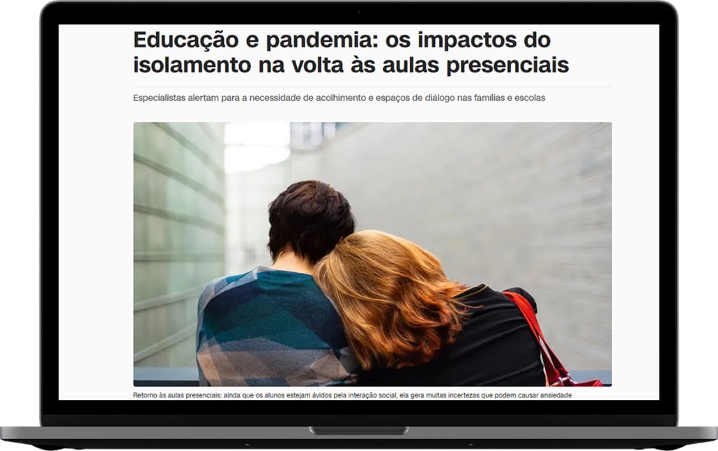 Impactos da pandemia na educação - notíciasDE 40