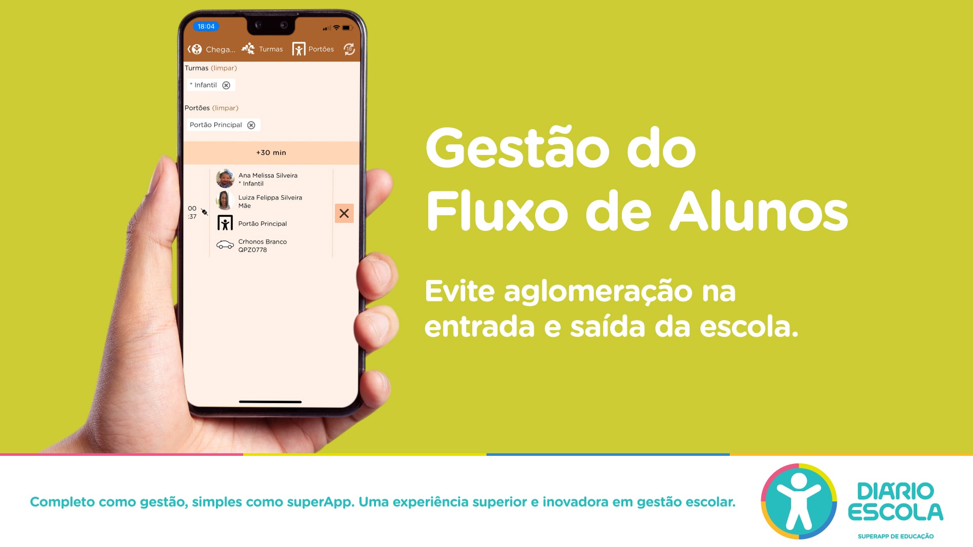 Presença digital da escola na gestão do fluxo de alunos