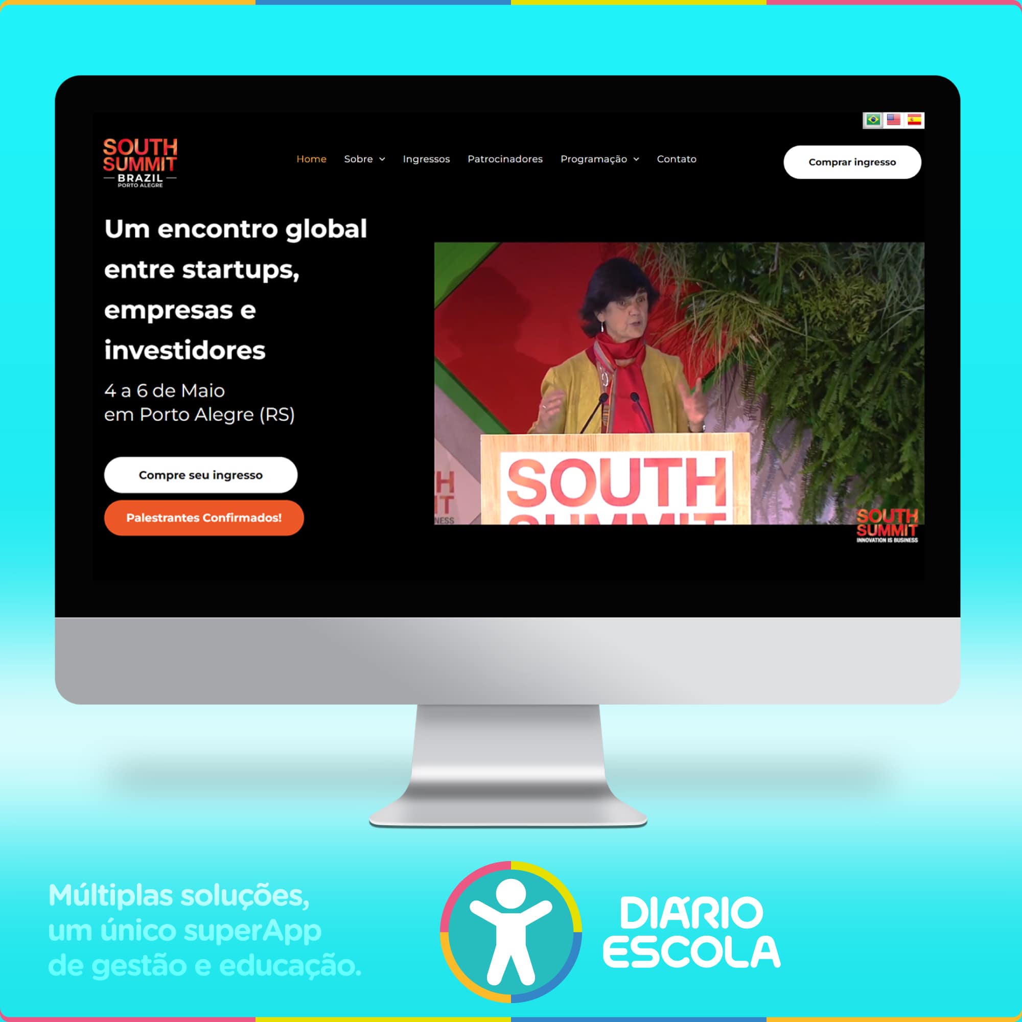 Diario Escola finalista do South Summit Brasil