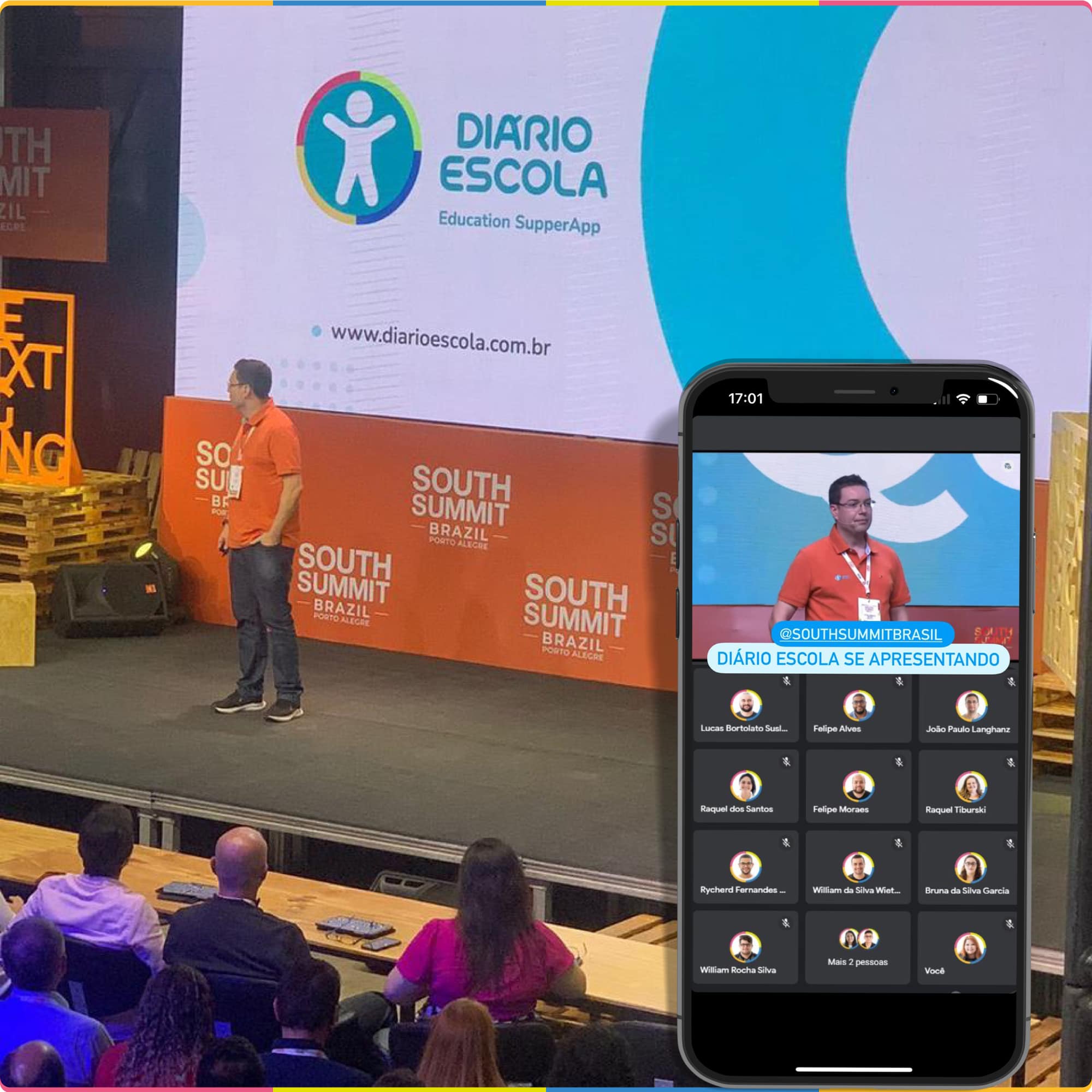 Diário Escola no South Summit