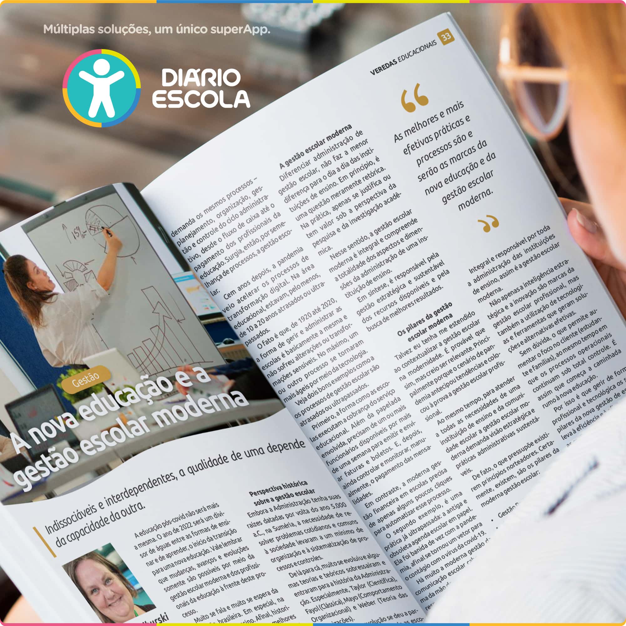 Diário Escola na revista Veredas