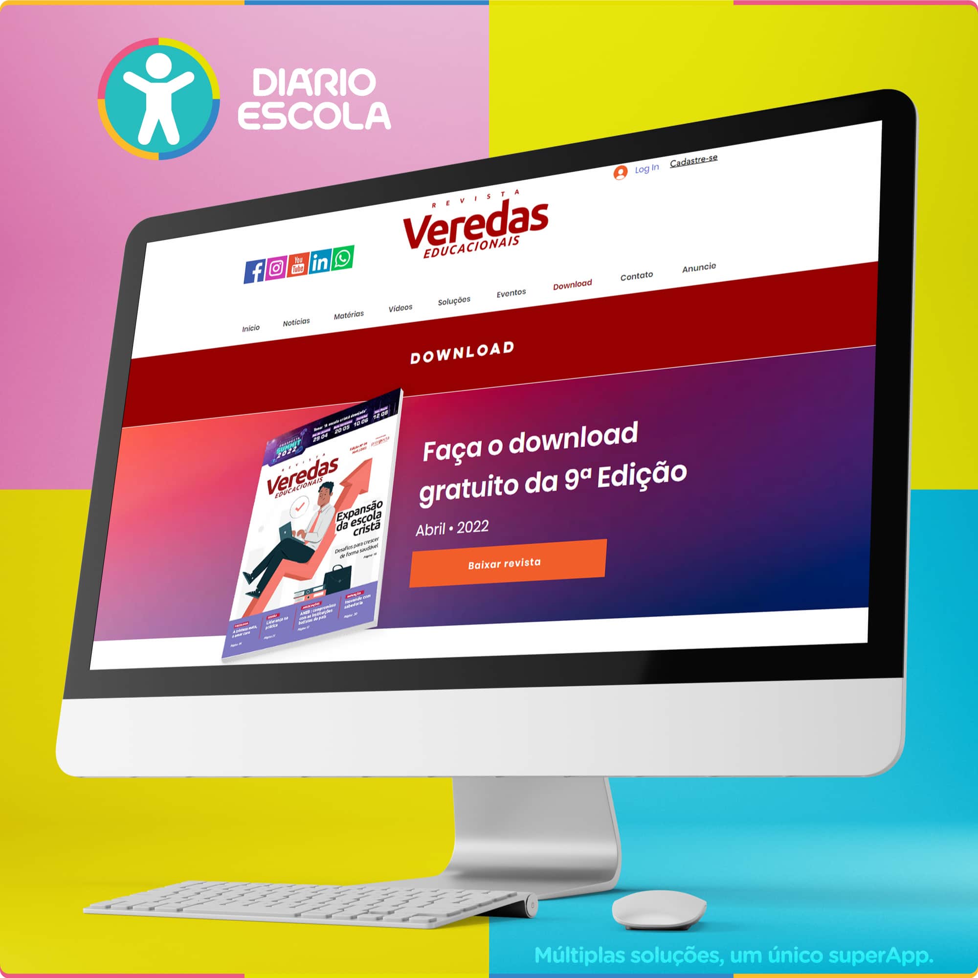 Diário Escola na revista Veredas