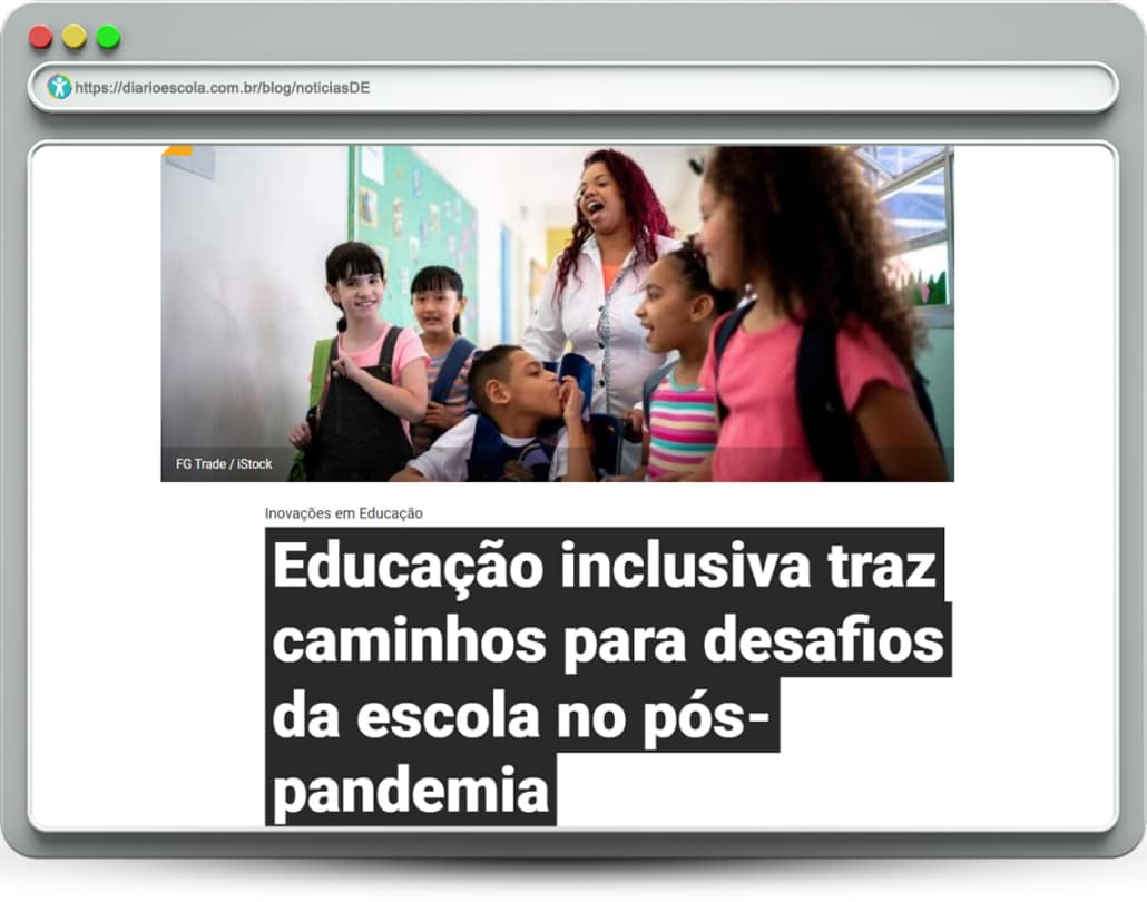 Educação inclusiva pós-pandemia - notíciasDE 57