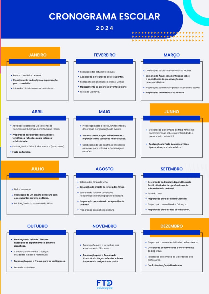 Cronograma Escolar 2024: Planeje Seu Ano Letivo