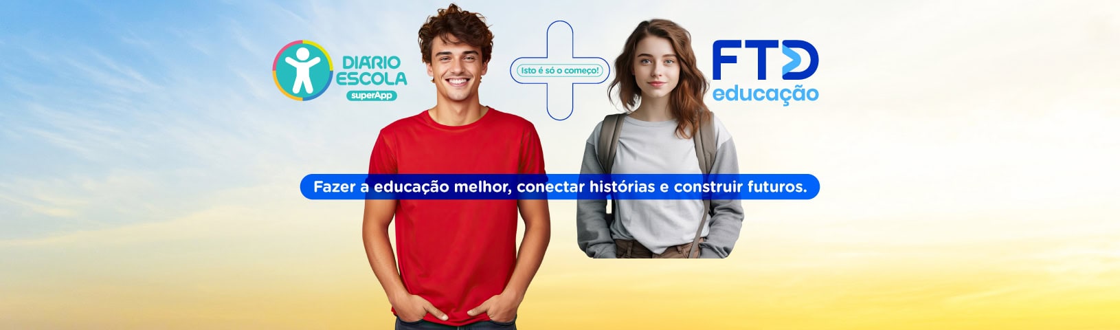 FTD Educação + supersistema de educação e gestão Diário Escola