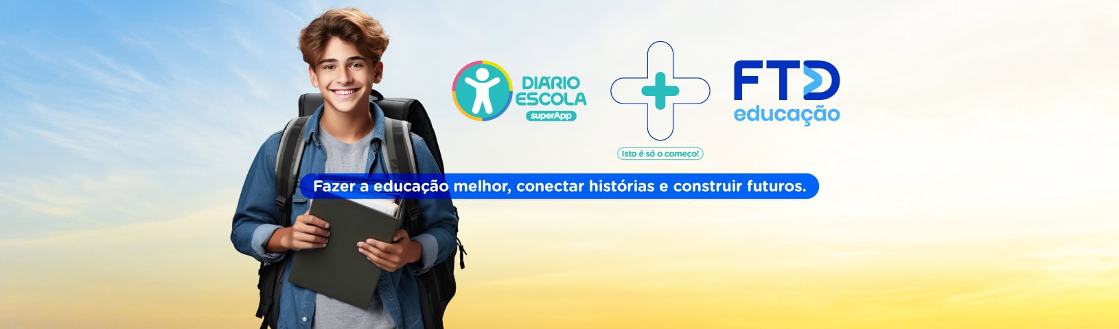 FTD Educação + supersistema de educação e gestão Diário Escola