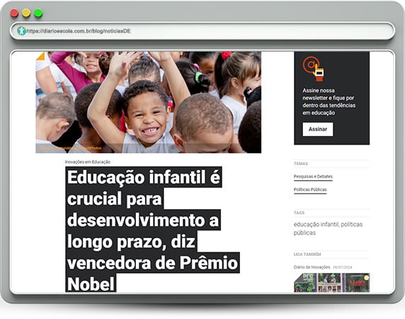 Educação Infantil hoje para um futuro melhor