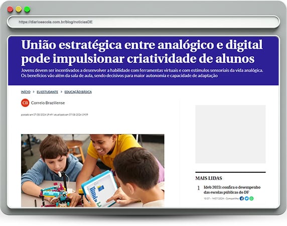 Educação analógica e digital