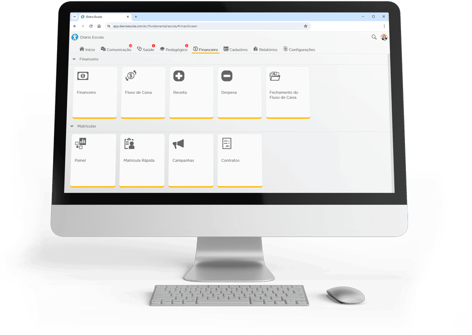 Módulo Financeiro do Diário Escola