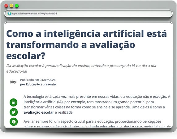 Inteligência artificial na educação