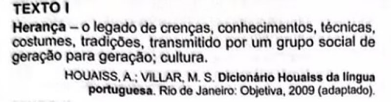 Trecho da prova de 2024