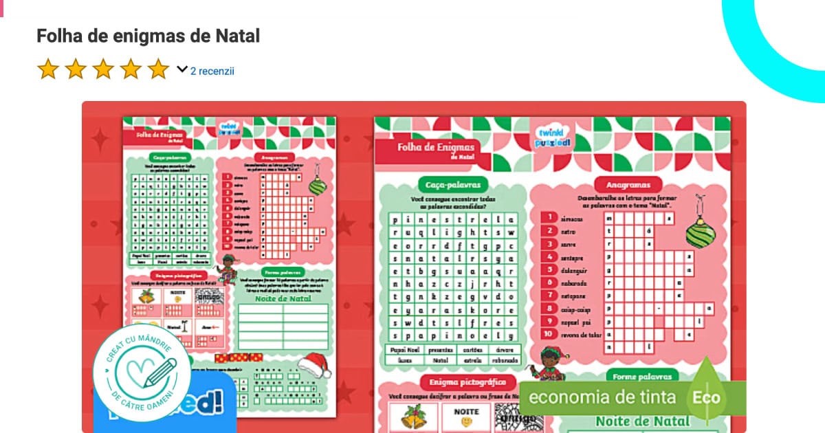 Aprendizado em casa no Natal