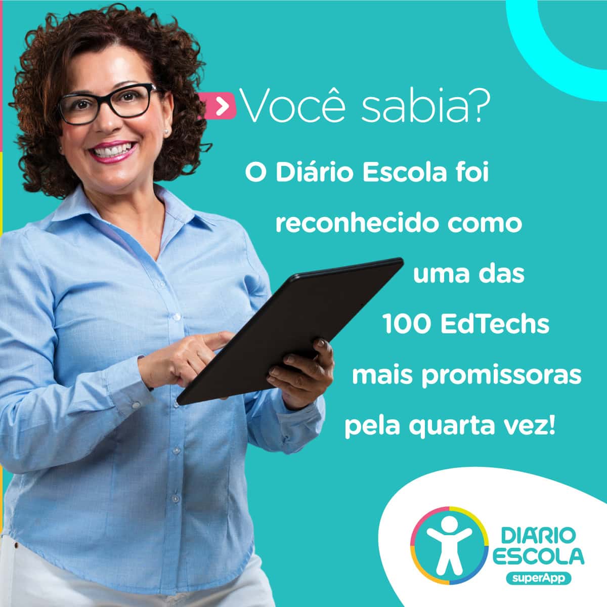 Diário Escola é uma das 100 EdTechs mais promissoras da América Latina!