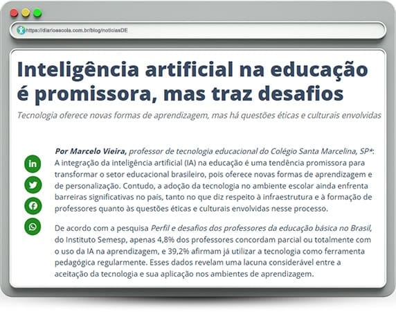 notíciasDE 123 | DEia, a solução de IA para escolas