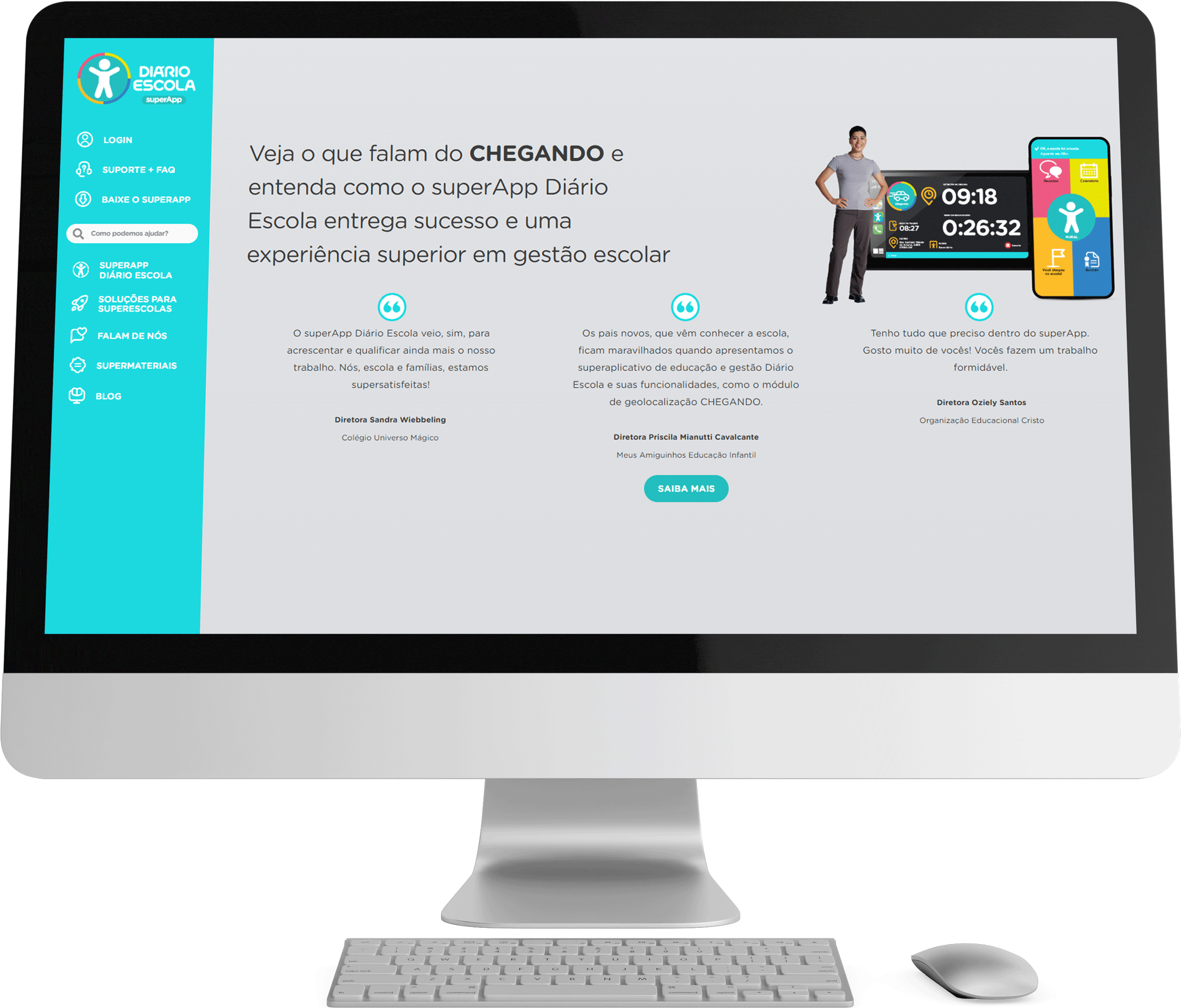 CHEGANDO e reconhecimento facial