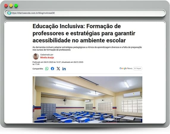 notíciasDE 124 | Educação inclusiva avança no Brasil