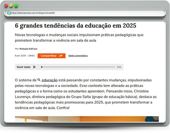 Tendências da educação em 2025
