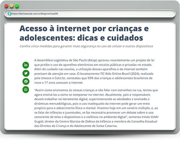 Acesso à internet: dicas e cuidados