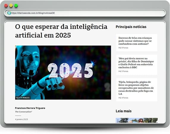 notíciasDE 124 | Solução de IA para escolas