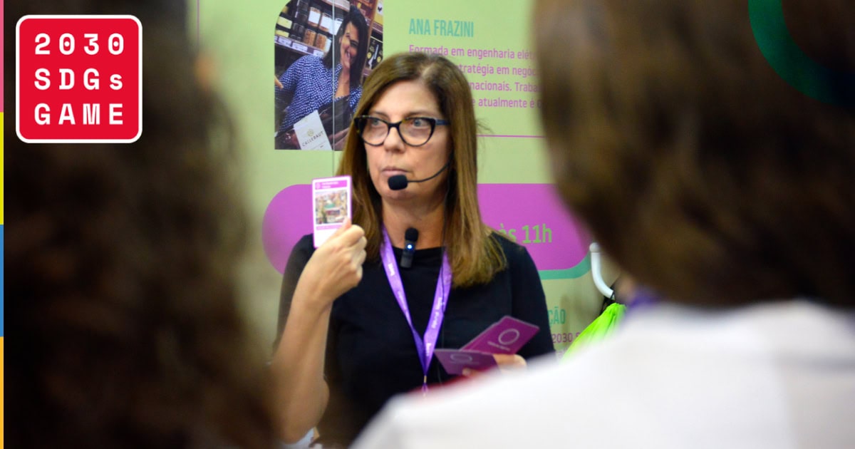 Cristina Telles Assumpção, facilitadora Internacional do 2030 SDGs Game