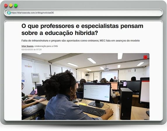 notíciasDE 128 | Ensino híbrido