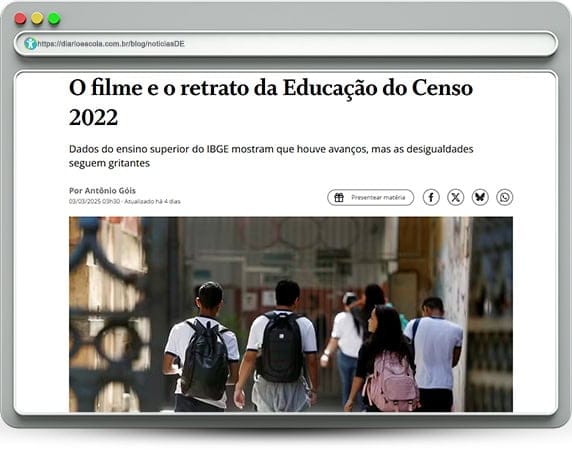 notíciasDE 128 | Avanços e desafios da educação brasileira