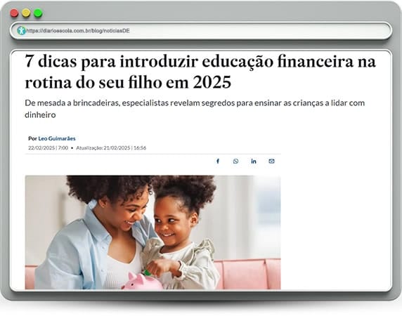 notíciasDE 128 | Educação financeira nas escolas