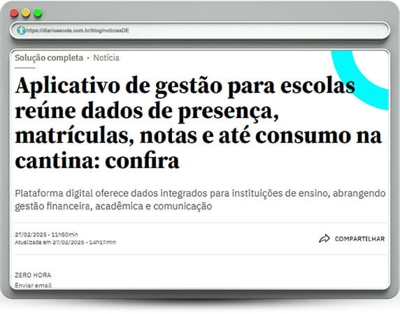 notíciasDE 128 | Diário Escola no Radar da Inovação