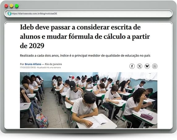Ideb muda em 2029
