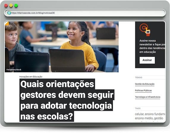 notíciasDE 129 | Quais orientações os gestores devem seguir para adotar tecnologia nas escolas?