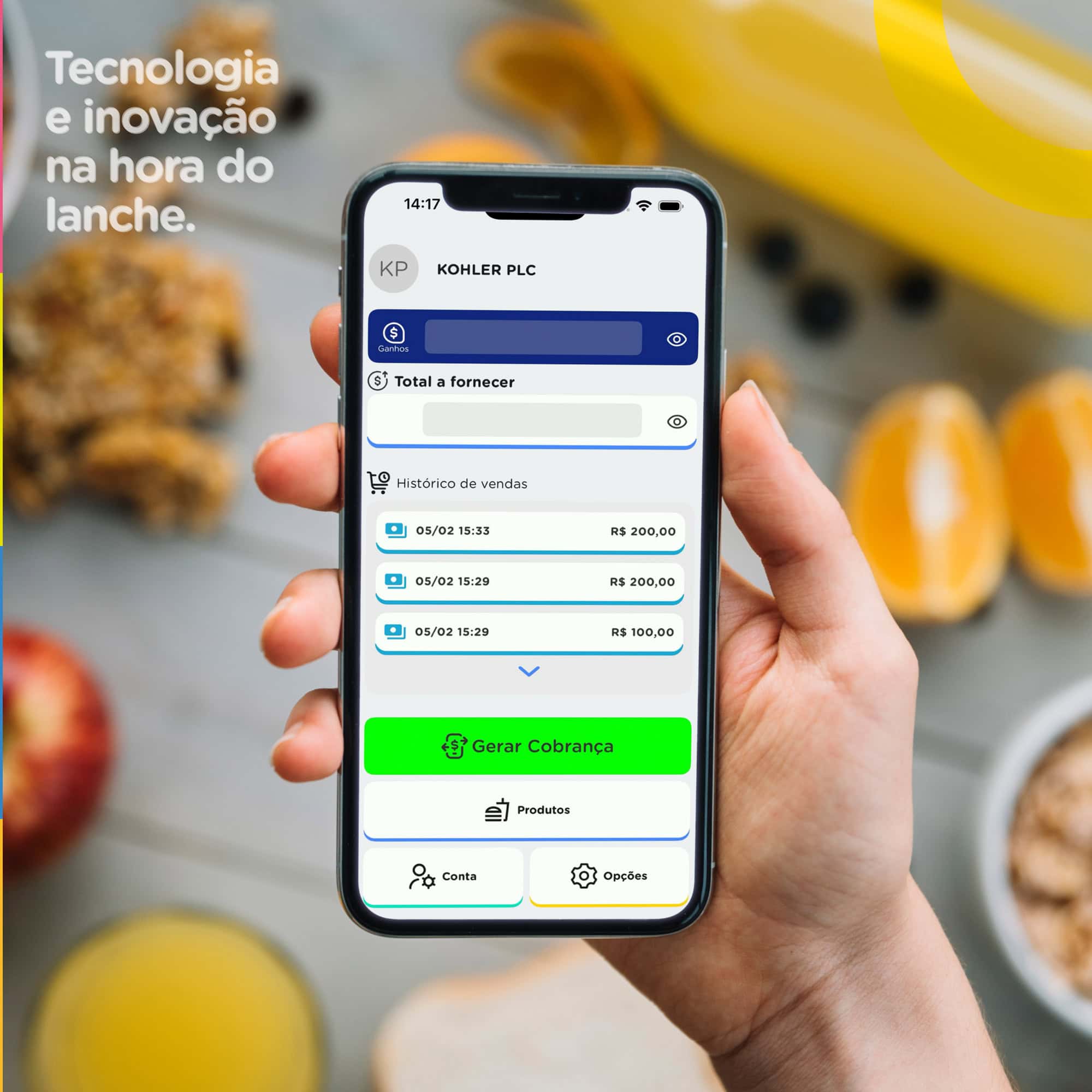 Tecnologia e inovação na hora do lanche