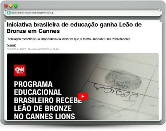 Reconhecimento internacional da educação brasileira