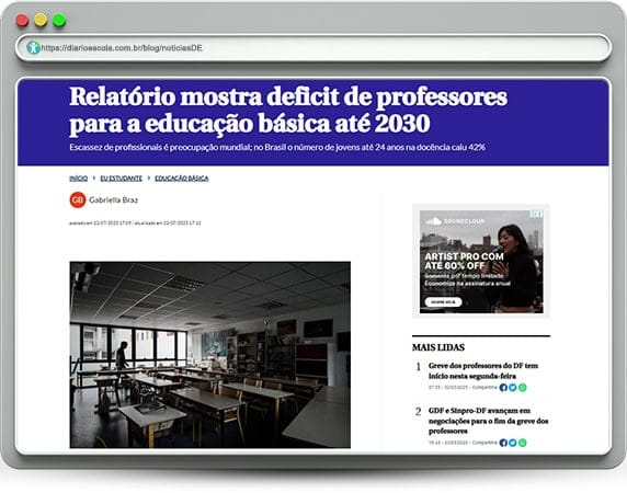 Escassez de professores no mundo