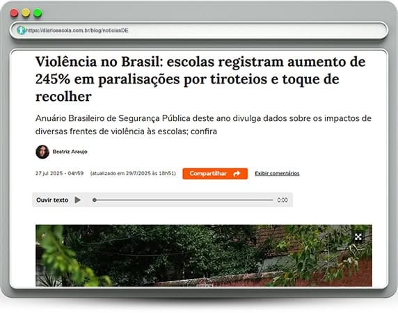 notíciasDE 138 | Violência escolar