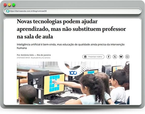 Novas tecnologias na educação