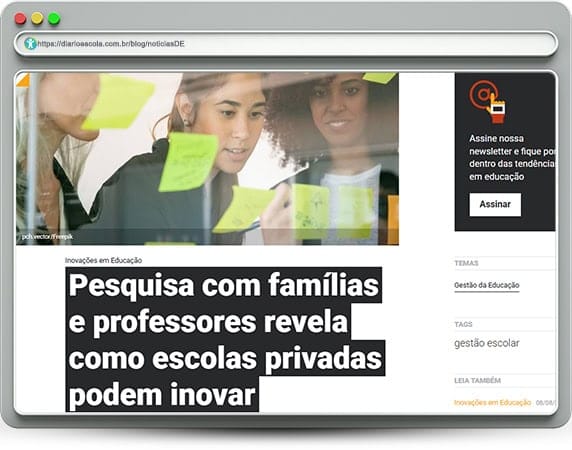 Escolas privadas prontas para inovar