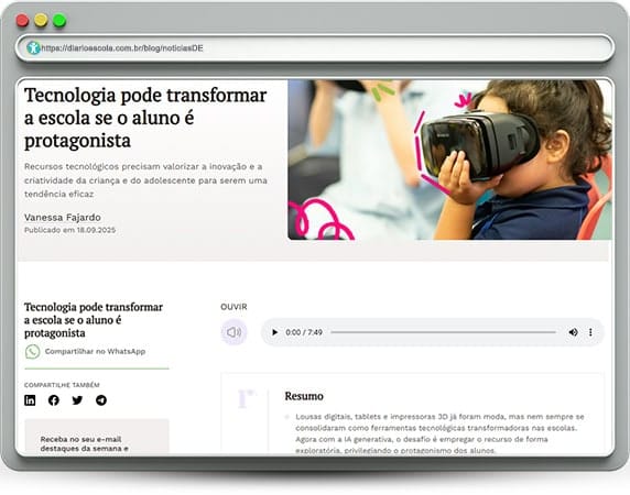 notíciasDE 140 | Protagonismo estudantil
