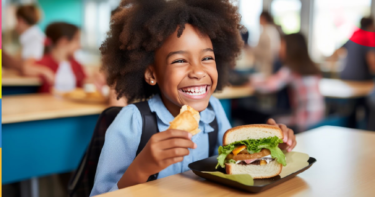 A hora do lanche mais feliz