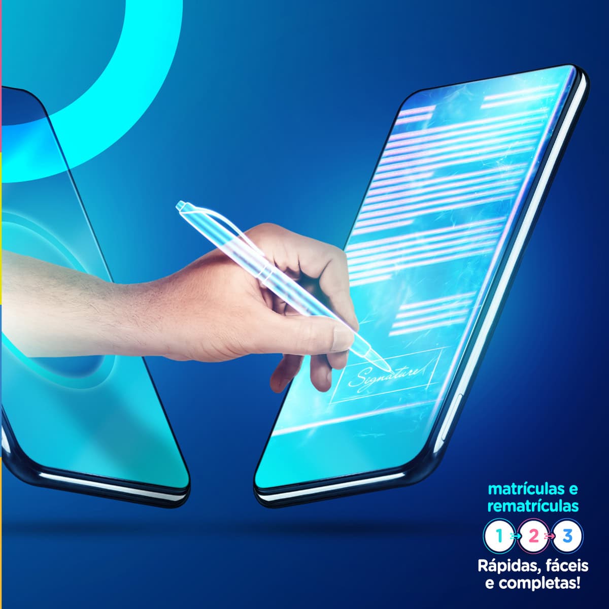 Assinatura eletrônica para contrato escolar