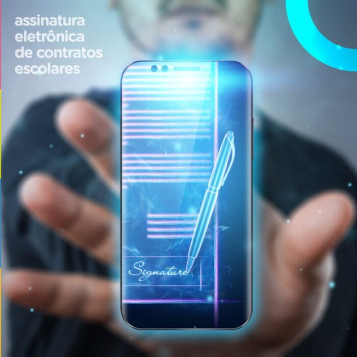 Assinatura eletrônica para contrato escolar