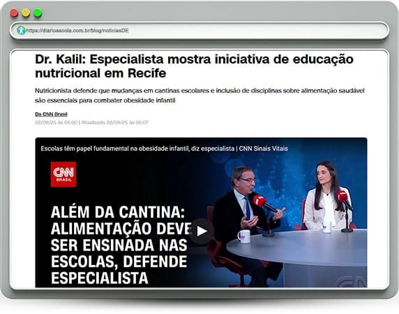 notíciasDE 141 | Educação alimentar nas escolas