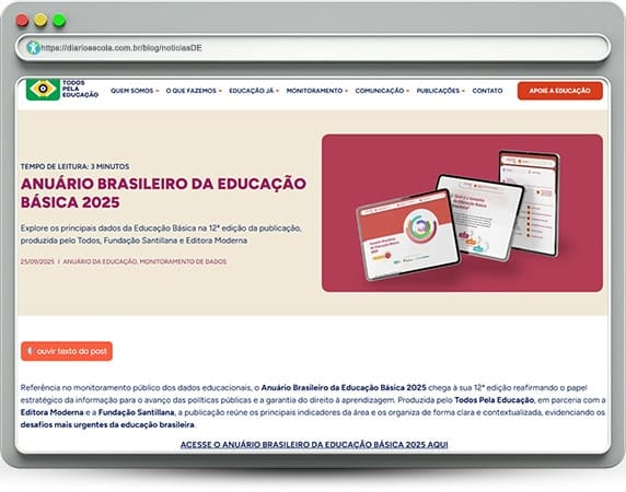 Anuário Brasileiro da Educação Básica 2025