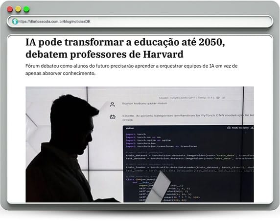 Soluções de IA para escolas