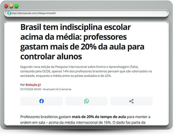Indisciplina em sala de aula
