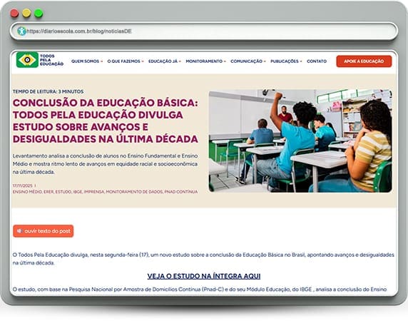 Educação Básica: avanços e desigualdades na última década