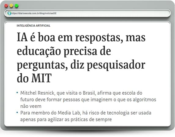 IA é boa em respostas, mas a educação precisa de perguntas