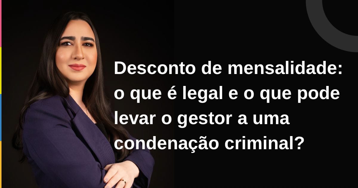 Desconto de mensalidade