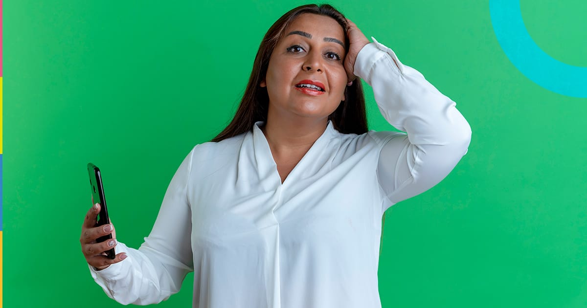 Mensagens no WhatsApp pessoal