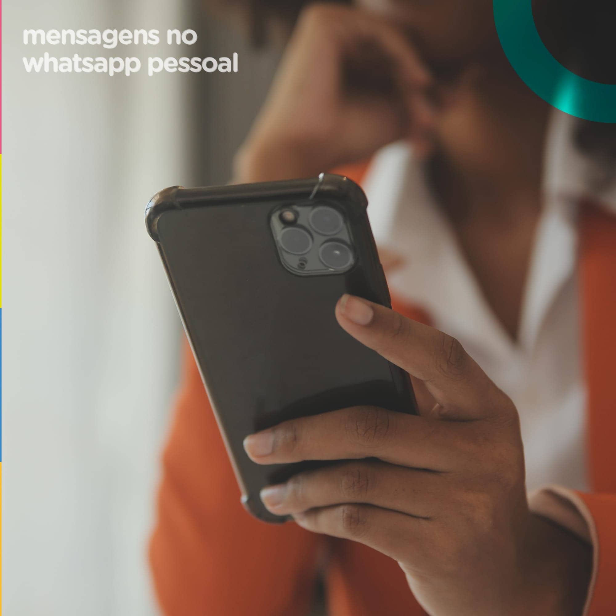 Mensagens no WhatsApp pessoal